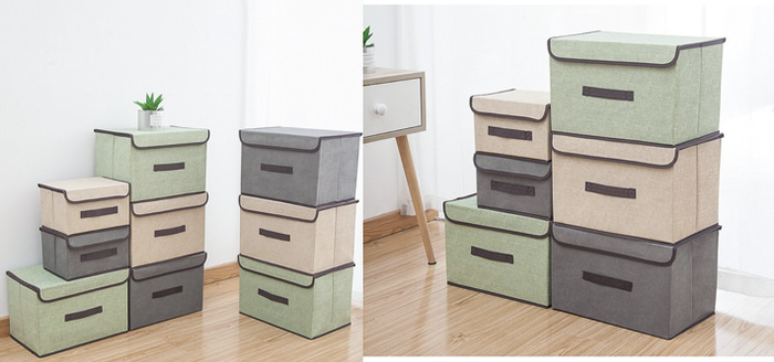 Combo 2 hộp vải đựng đồ tiện lợi đang có giá giảm đến 46% trên Shopee. Mua liền tay kẻo hết nhé. 