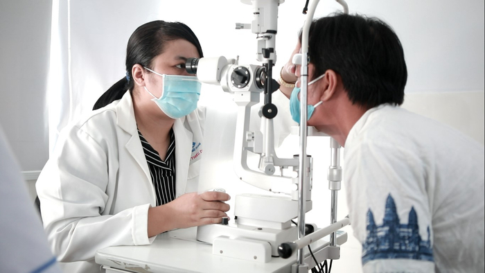 440 bệnh nhân đục thuỷ tinh thể đã tìm lại được ánh sáng trong đợt khám và mổ mắt từ thiện lần này.