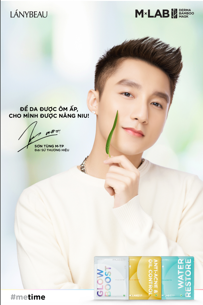 Nghệ sĩ Sơn Tùng M-TP trở thành Đại sứ Thương hiệu sản phẩm mặt nạ sợi tre M-LAB Derma Bamboo Mask Ảnh 5