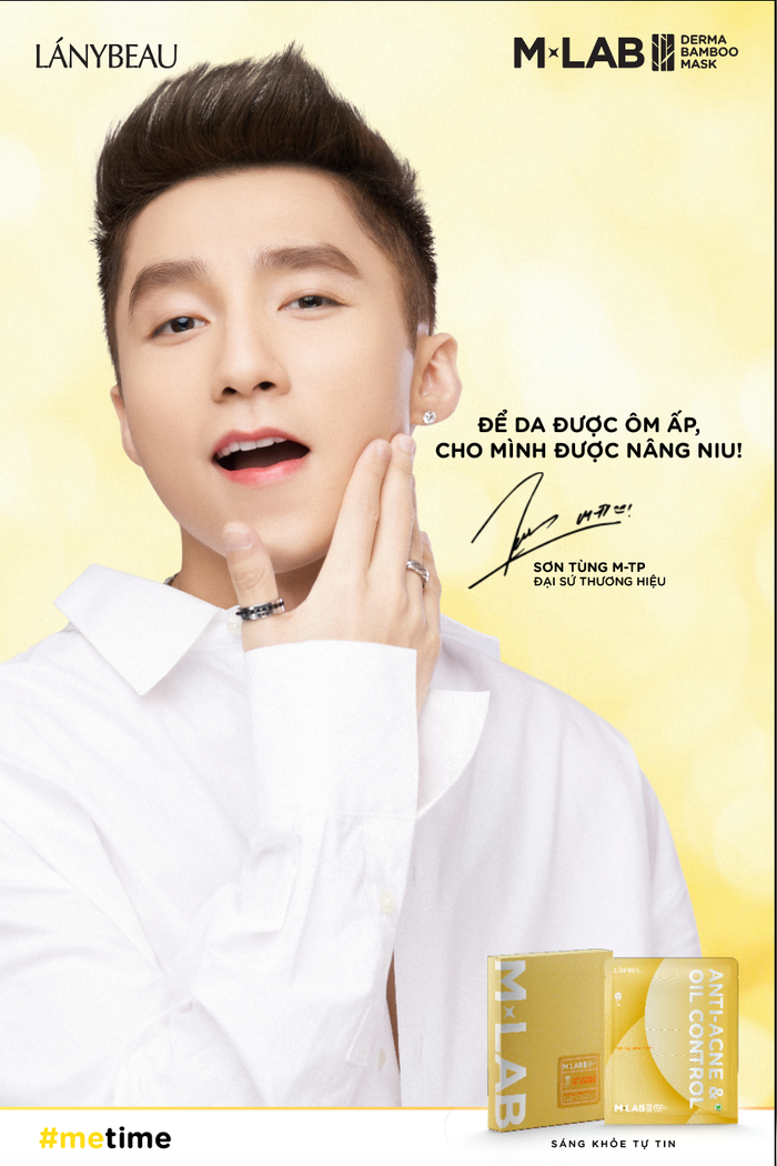 Nghệ sĩ Sơn Tùng M-TP trở thành Đại sứ Thương hiệu sản phẩm mặt nạ sợi tre M-LAB Derma Bamboo Mask Ảnh 7