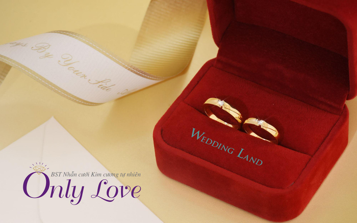 Một thiết kế nhẫn cưới tinh tế, sang trọng của Wedding Land. 