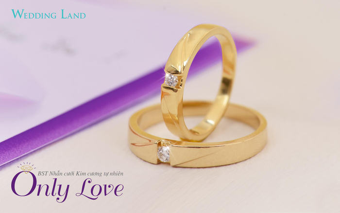 Nhẫn cưới Kim cương tự nhiên trong BST “Only Love” giá chỉ từ 8 triệu đồng.