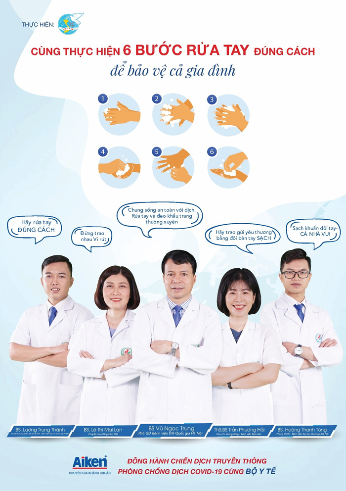 Một trong những điểm nhấn của MV là sự góp mặt của 5 bác sĩ đến từ 5 chuyên khoa khác nhau.