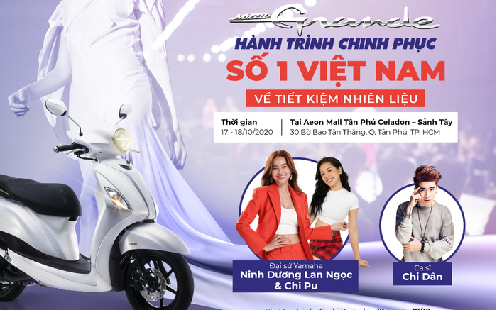 Ninh Dương Lan Ngọc và Chi Pu tụ họp tại Yamaha Grande Fashion Show mừng “Hành trình chinh phục số 1 Việt Nam về tiết kiệm nhiên liệu” của Yamaha Grande Ảnh 2