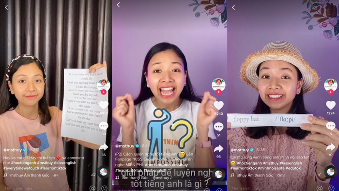 Hành trình học tiếng Anh đã trở nên dễ chịu và hấp dẫn hơn nhờ vào sự sáng tạo của Ms Thuỷ