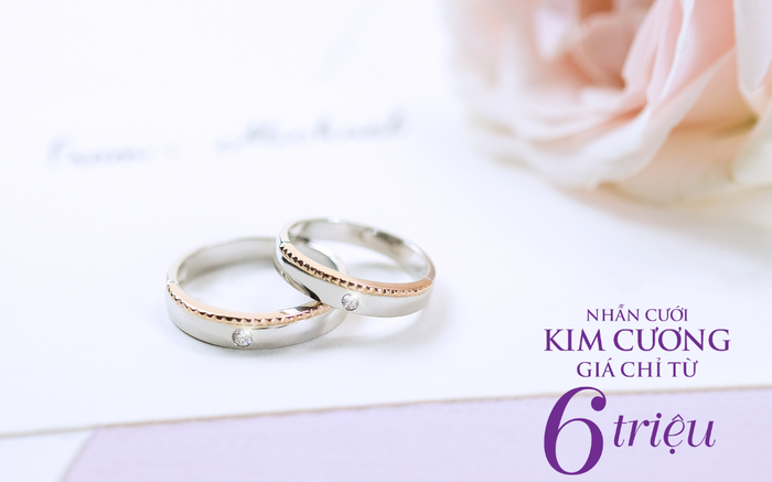 Nhận quà tặng khủng khi mua nhẫn cưới kim cương 6 triệu đồng Ảnh 2