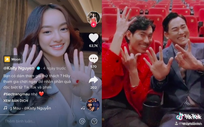 Dàn sao Tiệc Trăng Máu khơi mào thử thách nói thật trên TikTok Ảnh 2