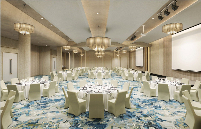 Phòng tiệc bàn tròn sang trọng tầng 2