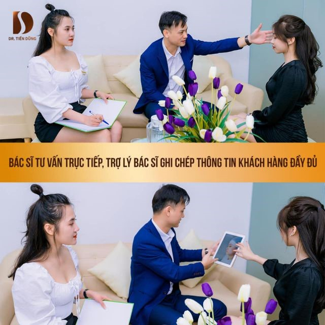 Bác sĩ Dũng luôn là người trực tiếp tư vấn cho khách hàng.