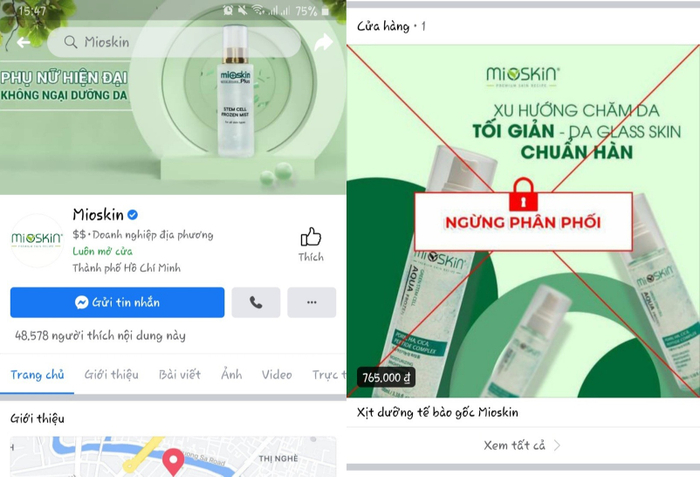Từ đầu tháng 9 công ty đã tạm ngưng phân phối sản phẩm mà Hương Giang nhận làm Đại sứ thương hiệu