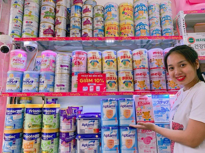 Hệ thống cửa hàng siêu thị Bé Bụ Bẫm đa dạng sản phẩm