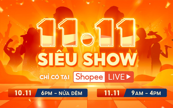 Shopee 11.11 Siêu Show: Giải trí thả ga - Nhận quà siêu ưu đãi Ảnh 2