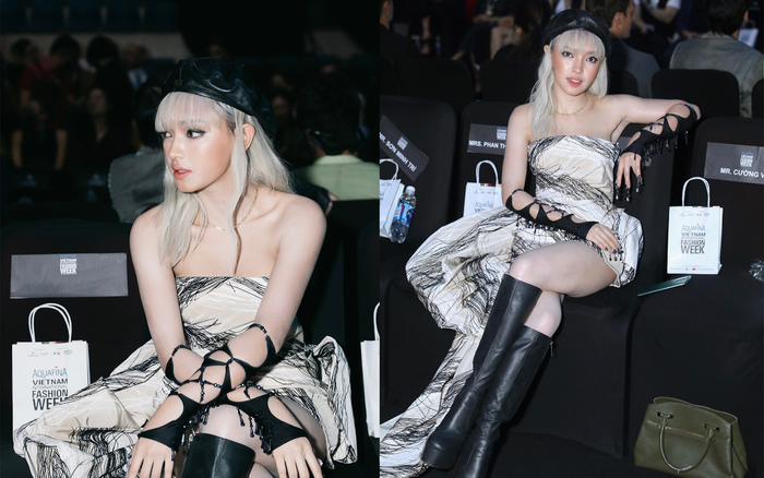 Binz chạm tay Châu Bùi tình tứ trong show thời trang Ảnh 2