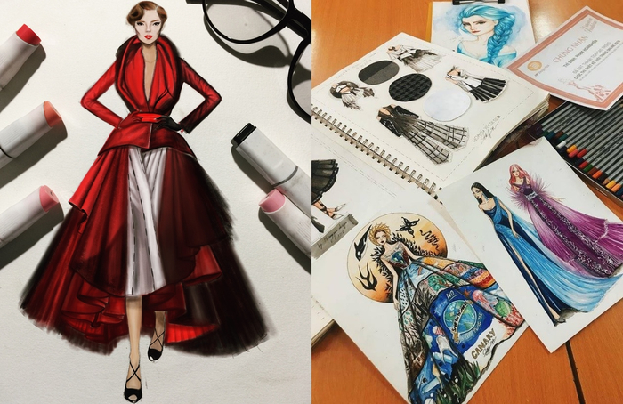 Những sản phẩm vẽ minh họa thời trang ấn tượng của Phạm Hoàng Yến