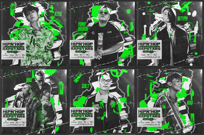 Rtee, Yuno Bigboi, 16Typh, 95G (Lil Wuyn, SMO, Khoa WZZZY), Sol7 (DCOD Leader ), KOO