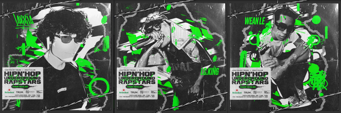 Wean Le, DJ Larria, LC King