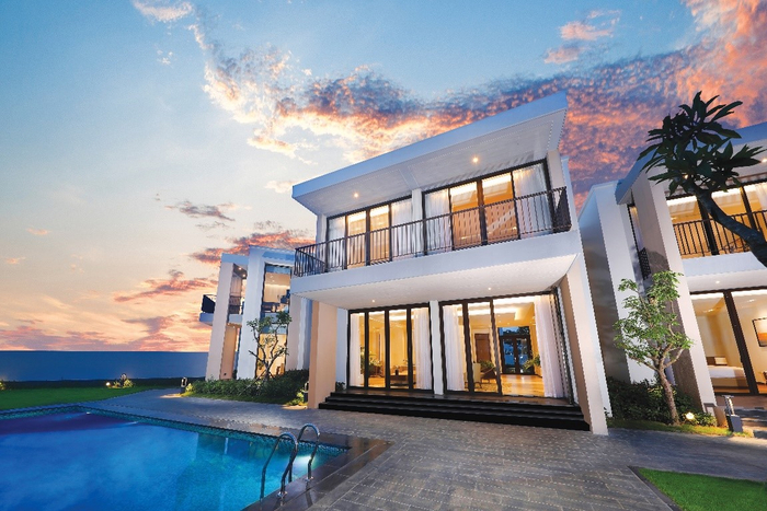 Khu nghỉ dưỡng 5 sao Premier Village Ha Long Bay có tầm nhìn hướng ra Bãi Cháy, vịnh Di sản.