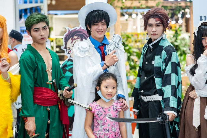 Nhiều nhân vật bước ra từ các bộ anime và truyện tranh khiến khán giả thích thú