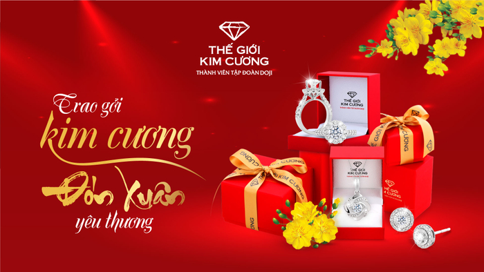 Từ ngày 15/1 – 9/2/2021, Thế Giới Kim Cương dành tặng khách hàng chương trình đặc biệt mừng năm mới. 