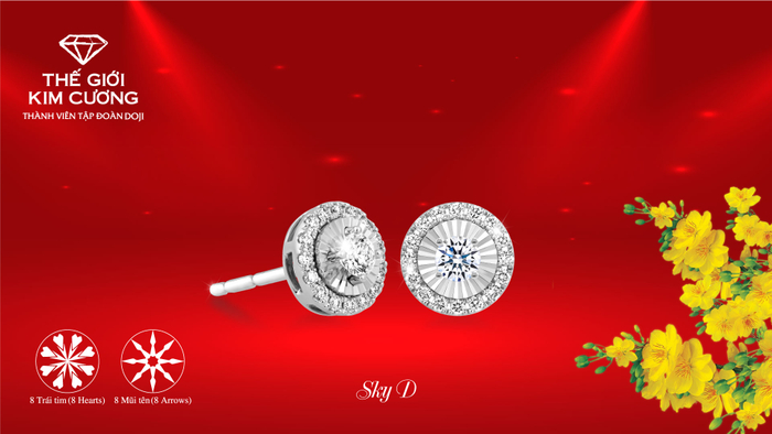 Phái đẹp không thể chối từ một món quà ẩn chứa thông điệp yêu thương, mang đến nguồn năng lượng tích cực để luôn tự tin, sẵn sàng đón chờ những điều mới mẻ ở phía trước. Dịp này, kim cương siêu lý tưởng 8 Hearts & 8 Arrows được ưu đãi 12%.