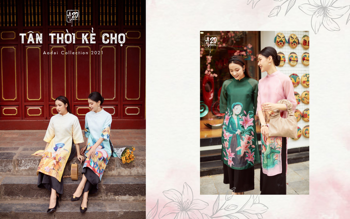 Thời trang 20AGAIN: Ấn tượng với BST áo dài 'Tân Thời Kẻ Chợ' Ảnh 2