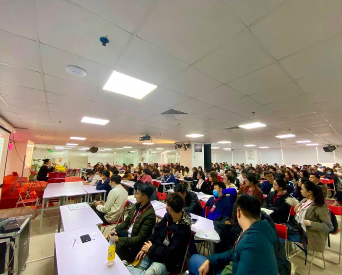 Các buổi đào tạo cho nhân viên tại BĐS Thiên Khôi.