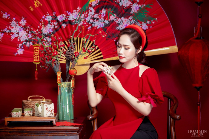 CEO Thảo Nguyên cho biết: Ngày Tết, mặc lên mình chiếc áo dài Việt Nam Ảnh 2