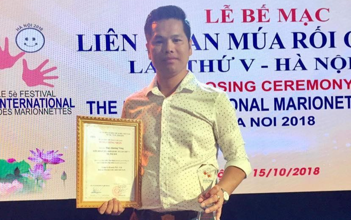 NSƯT Trần Quý Quốc: tôi yêu nghề và đam mê múa rối Ảnh 2