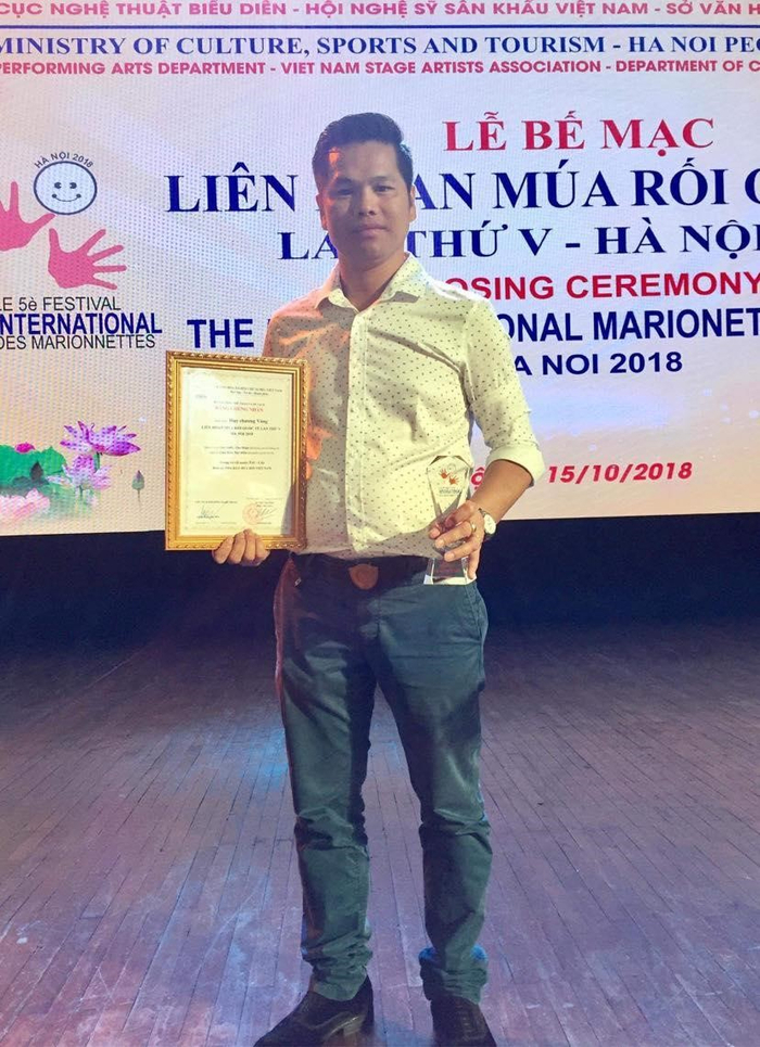 NSƯT Trần Quý Quốc: tôi yêu nghề và đam mê múa rối Ảnh 4