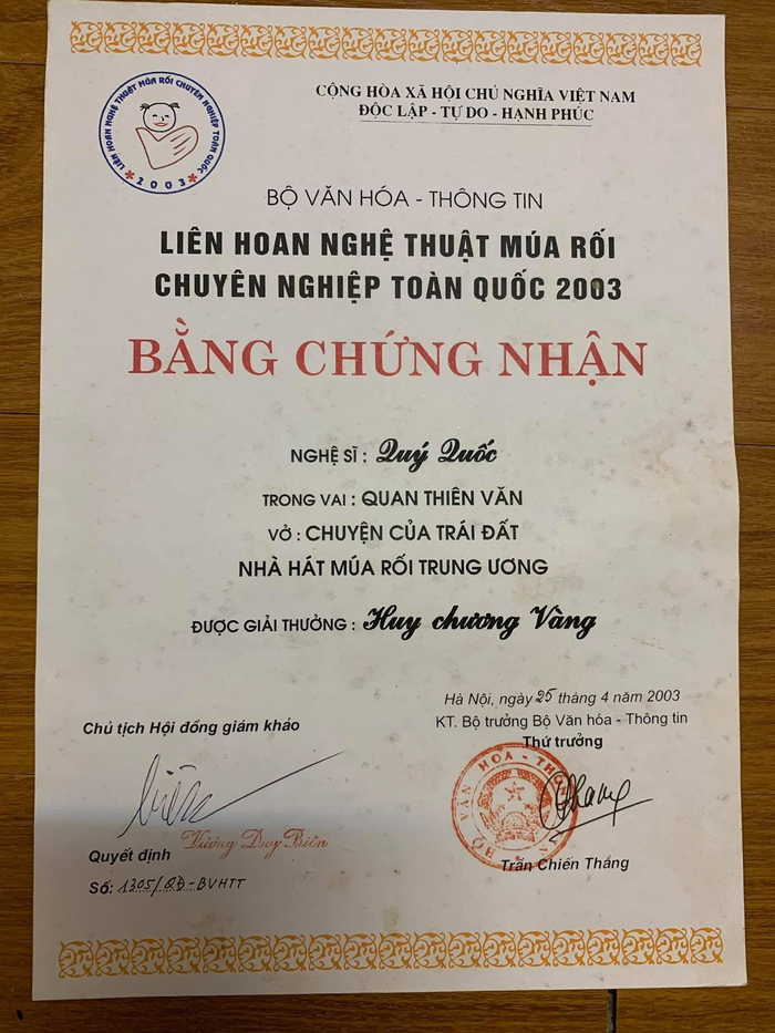 NSƯT Trần Quý Quốc: tôi yêu nghề và đam mê múa rối Ảnh 6