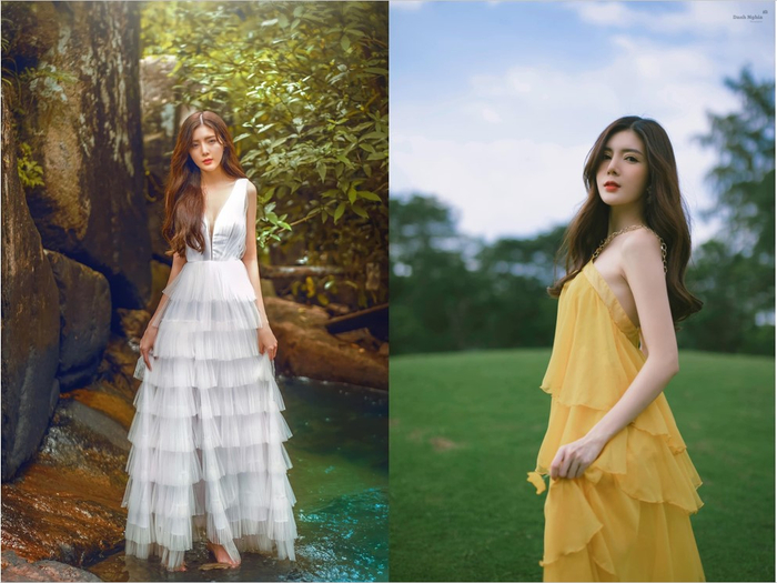 Giống như nàng công chúa bước ra từ câu chuyện cổ tích trong từng shoot hình của Lilly Luta