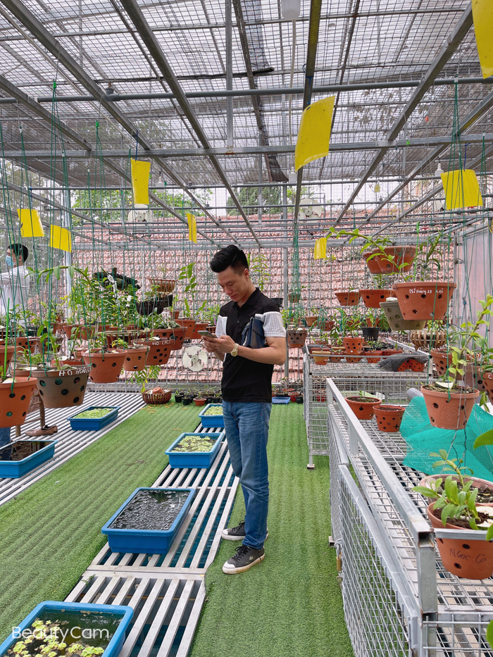 Thầy giáo Vũ Hoàng Giang và giá trị của vườn lan khủng Ảnh 2