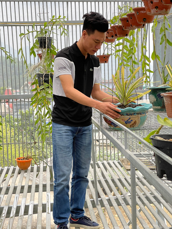 Thầy giáo Vũ Hoàng Giang và giá trị của vườn lan khủng Ảnh 6