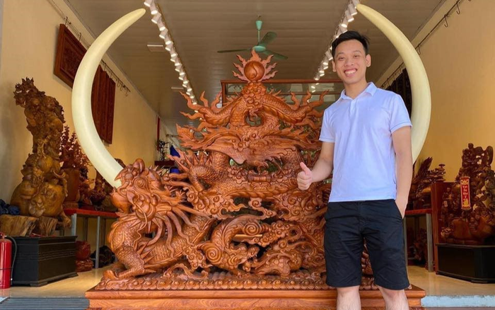 Sắm tượng trưng bày phòng khách tại Tượng Gỗ Đẹp Live Ảnh 2