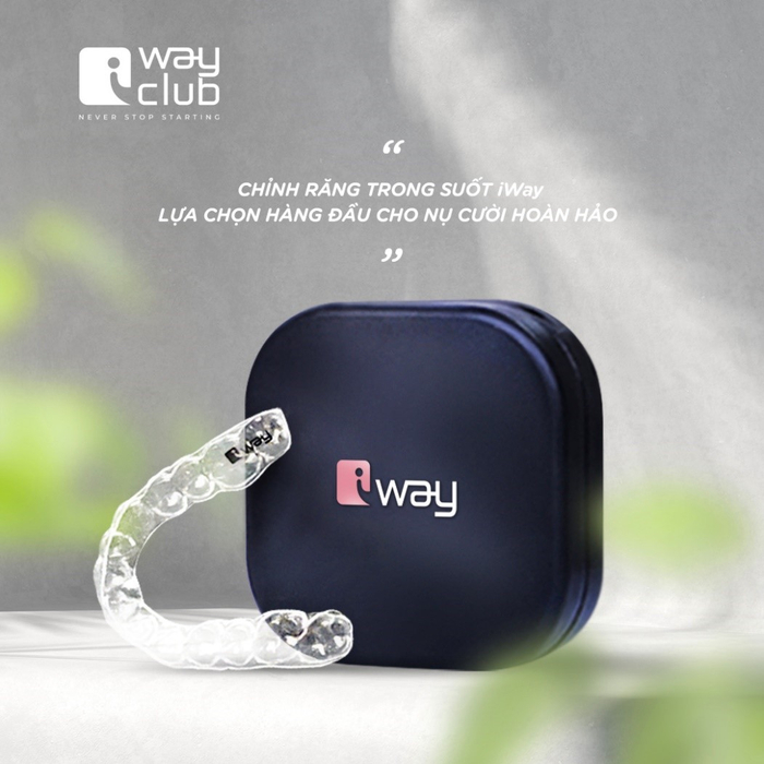 Công nghệ niềng răng trong suốt tại iWay Club cho nụ cười luôn xinh tươi Ảnh 1