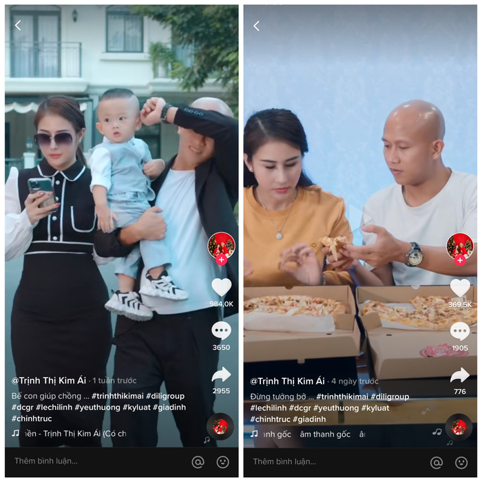 Hot TikTok-er Trịnh Thị Kim Ái nổi tiếng với những câu chuyện gia đình vui vẻ trên MXH Ảnh 4