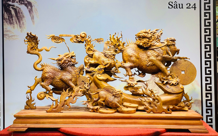 Đào Mạnh Sơn giới thiệu 5 linh vật phong thủy độc đáo trong bộ sưu tập mới của đồ gỗ Mạnh Sơn Ảnh 2