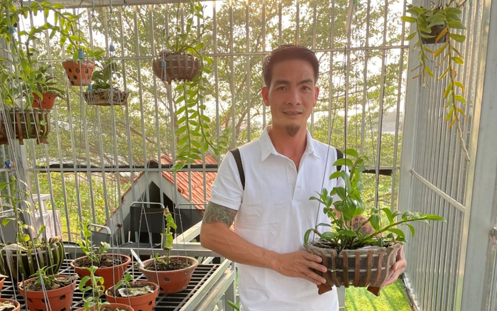 Ông chủ vườn lan Đào Ngọc Tuân chia sẻ cách trồng lan đạt chuẩn Ảnh 2