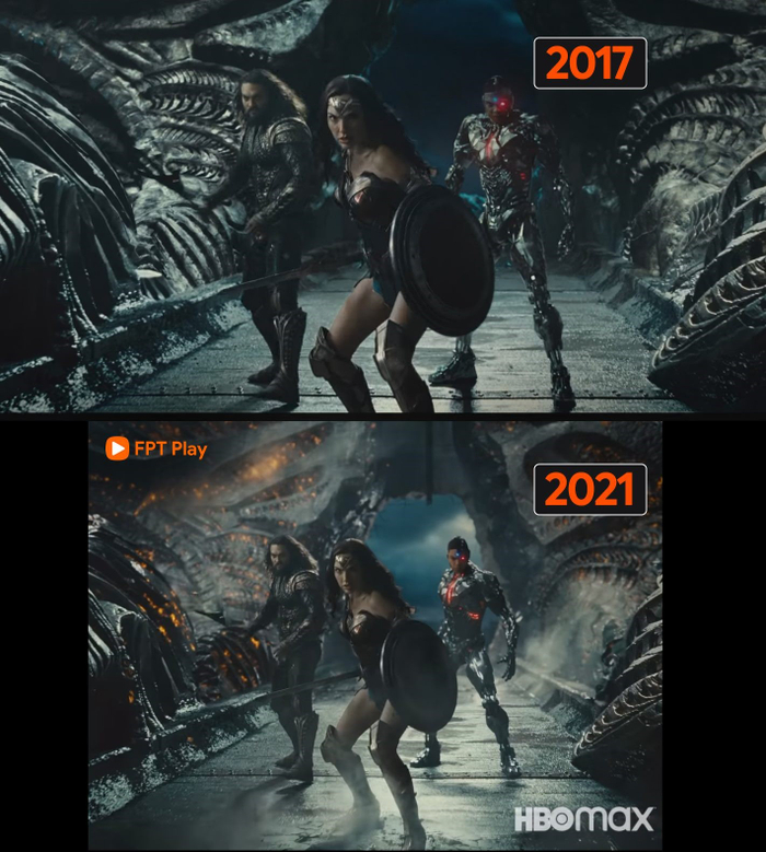 Ngoài ra, bộ phim được phát hành ở tỉ lệ 4:3 mục đích là để giữa nguyên gốc máy quay, và đó cũng chính là ý đồ của đạo diễn Zack Snyder.