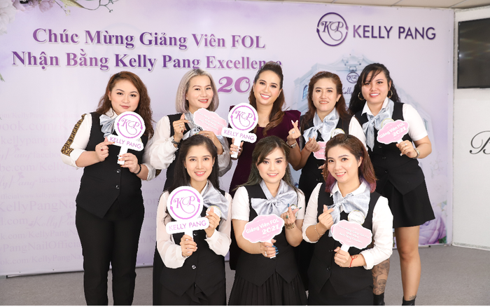 Kelly Pang Excellent 2021 - Tấm bằng hoàn hảo chứng nhận kỹ năng nghề nail Ảnh 2