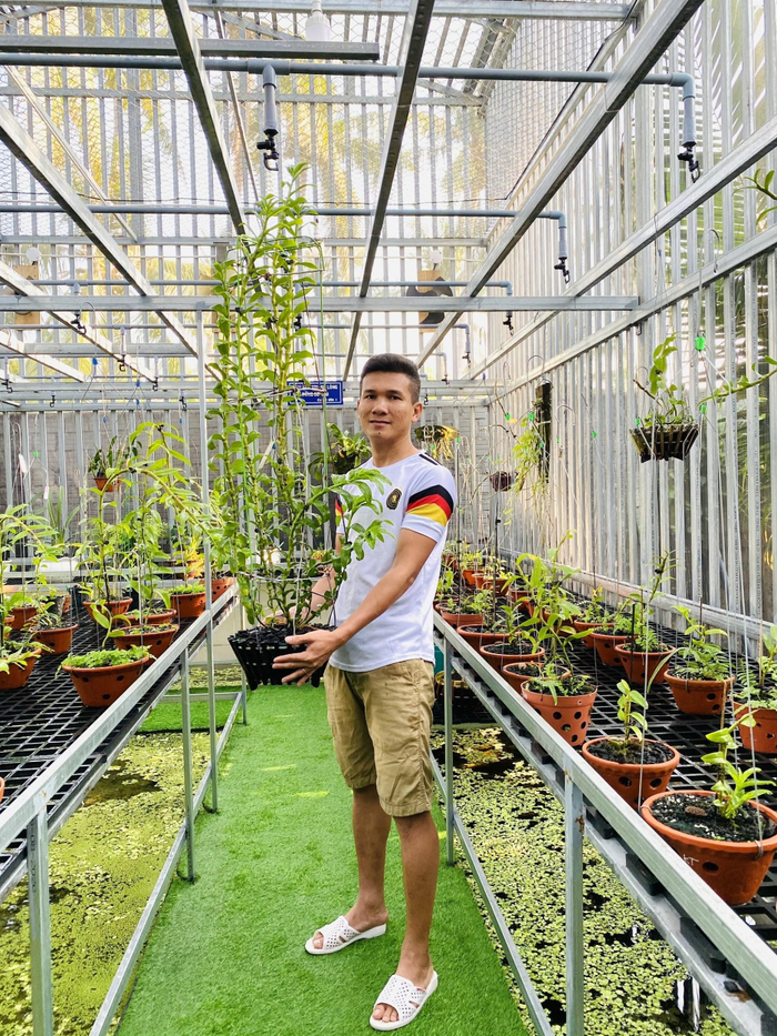 Vườn lan đột biến giá trị của anh Tài