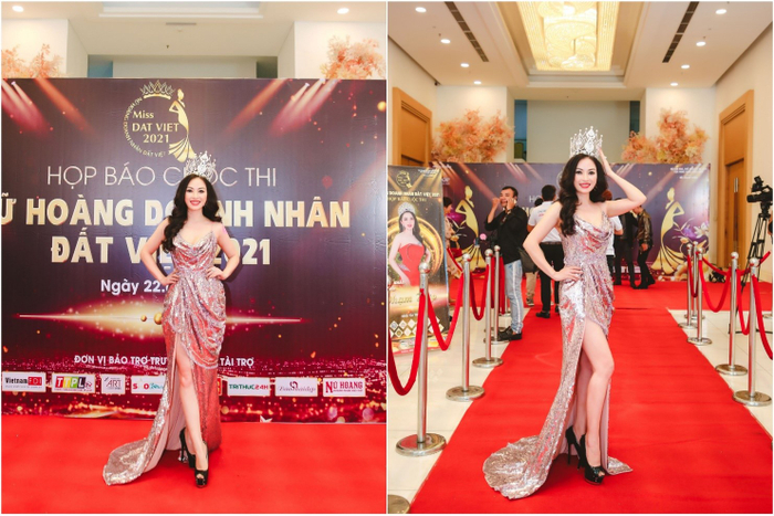 Sự xuất hiện đầy ngọt ngào của Tân hoa hậu Vũ Ngọc Anh