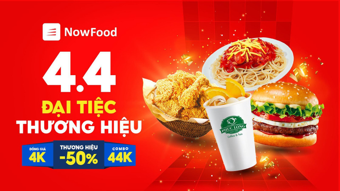 Điểm danh thương hiệu giảm sập sàn 50% trong 'NowFood đại tiệc thương hiệu 4.4' Ảnh 3