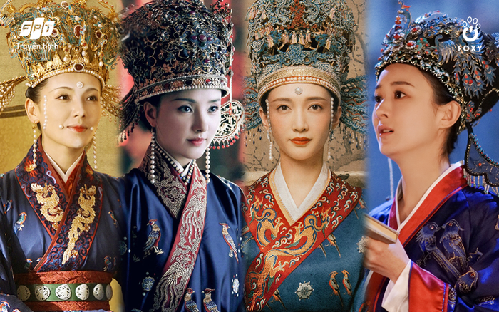 Dàn mỹ nhân Hoa ngữ diện lễ phục địch y thời Tống: Lưu Đào 'chặt đẹp' Triệu Lệ Dĩnh Ảnh 2