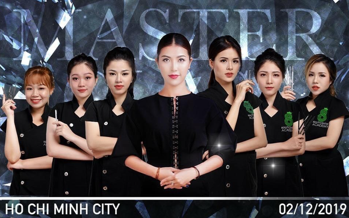 CEO Mai Tường Vy cùng đội ngũ quán quân tài sắc ngành phun xăm thẩm mỹ Việt Nam Ảnh 2