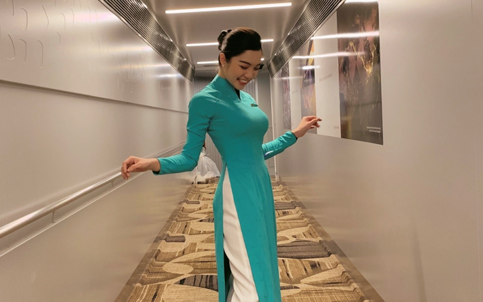 Tâm tư đẹp của nữ tiếp viên hàng không bén duyên với yoga - Võ Lê Thùy Trinh Ảnh 2