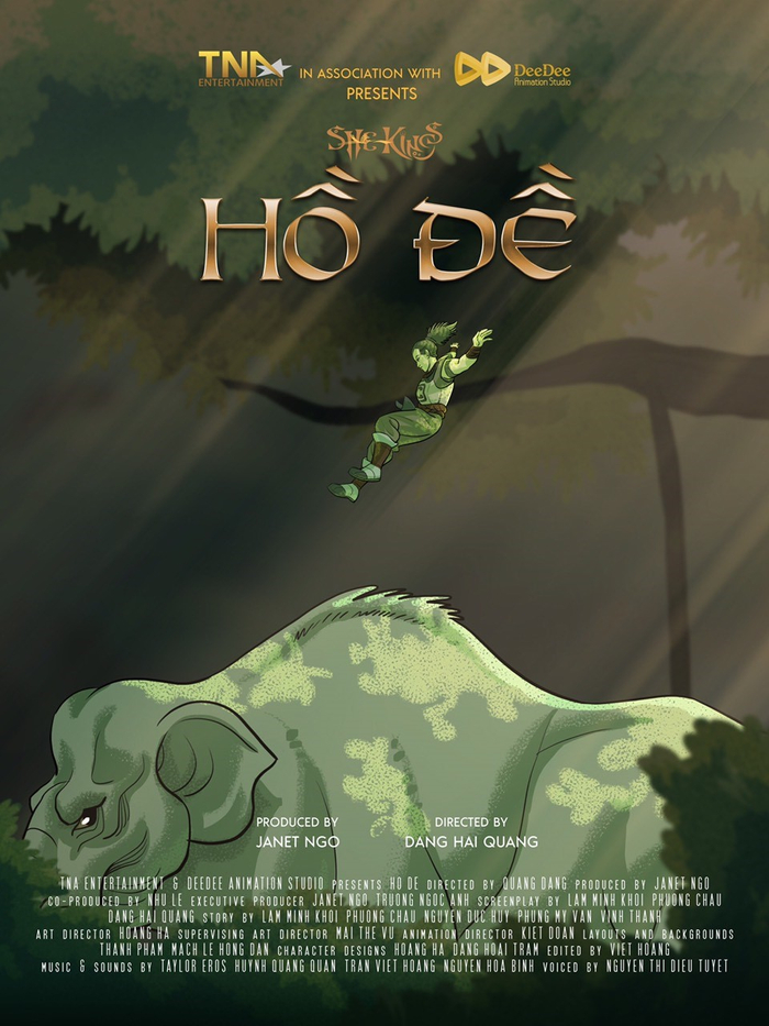 Tập phim hoạt hình tiếp theo của dự án Trưng Vương hứa hẹn nhiều hấp dẫn về câu chuyện của nữ tướng Hồ Đề