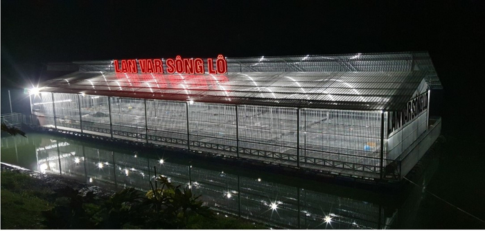 Thiết kế vườn lan khá hợp lý và quy mô rộng vài trăm mét vuông