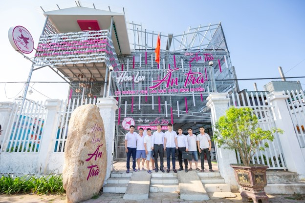 “Hoa lan Ấn Trà” hiện có địa chỉ 128 Tế Hành - Sơn Tịnh - TP. Quảng Ngãi