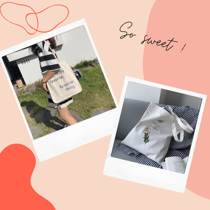 Những chiếc túi canvas đa dạng hoạ tiết đến từ Hanzin Favorite Thing giảm đến 50%